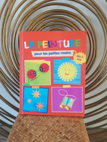 Livre activités enfant peinture aux doigts