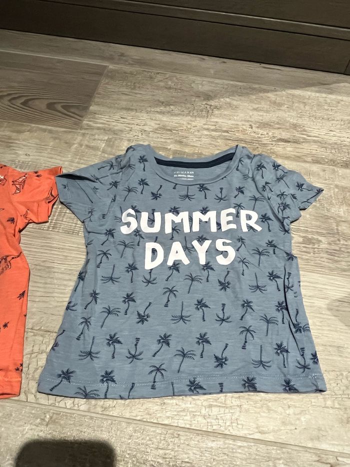 Lot de 2 t-shirt 24 mois - photo numéro 2