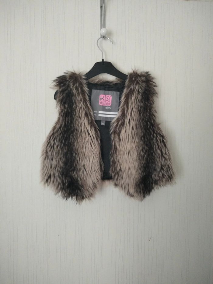 gilet fourrure 5 ans kiss melody - photo numéro 3