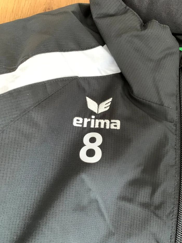 Doudoune noire foot taille S erima - photo numéro 2