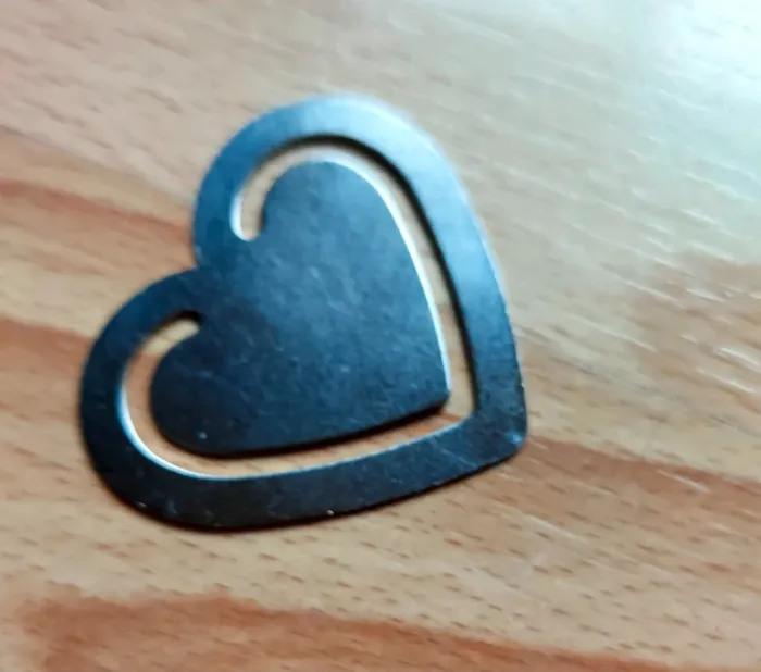 Marque page coeur