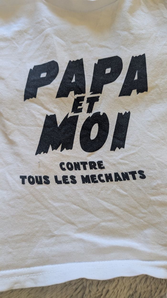 T-Shirt manches longues Gémo taille 6 mois - photo numéro 2