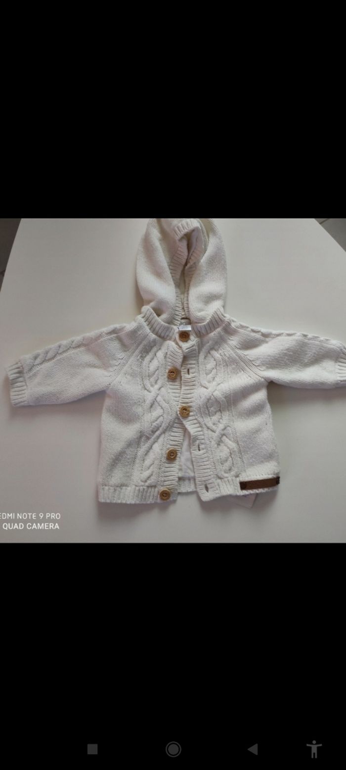 Gilet écru