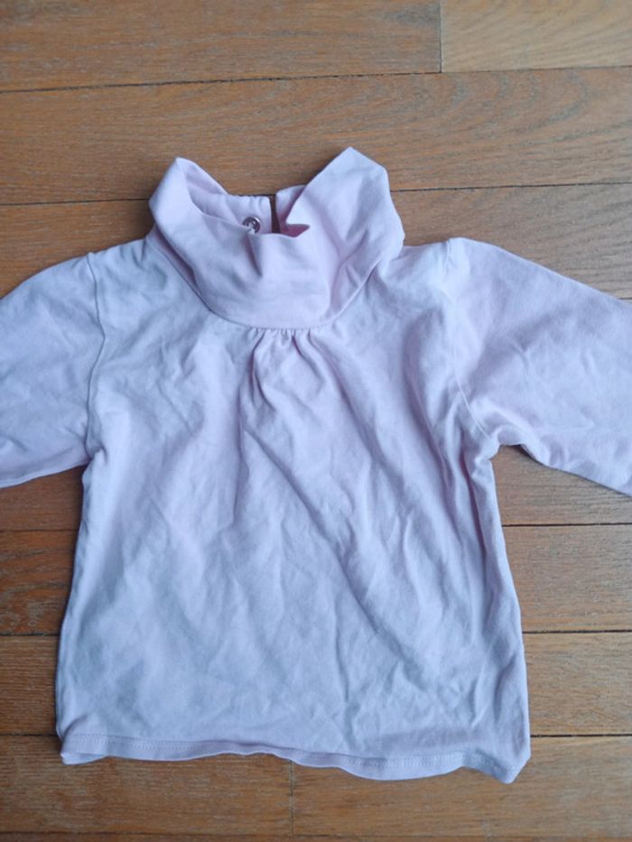 Sous pull fille coton Verbaudet 9 mois coton - photo numéro 2