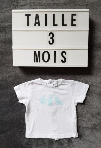 T-shirt 3 mois