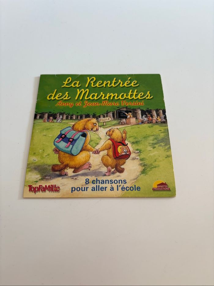 CD enfant - La rentrée des marmottes - Anny et Jean-Marc Versini
