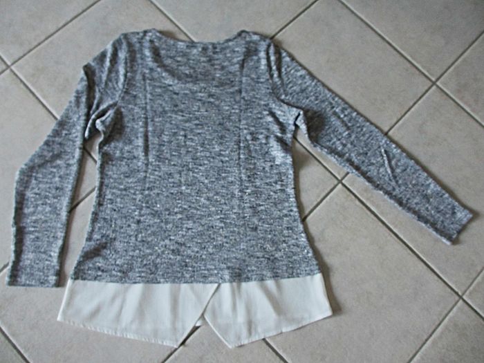 Pull effet 2 en 1 femme Grain de Malice - Taille S - photo numéro 4
