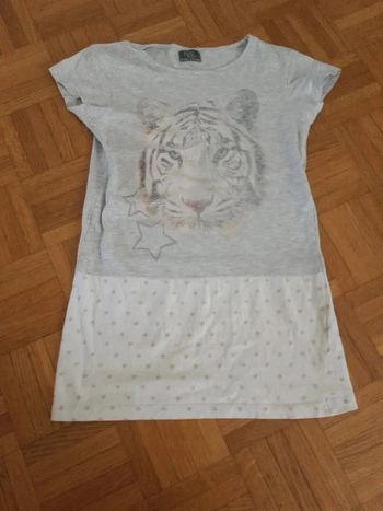 chemise de nuit 8 ans tigre