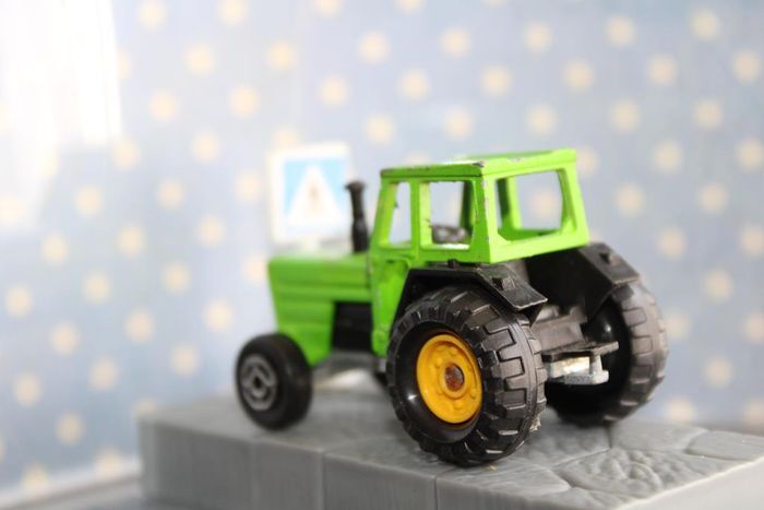 Majorette tracteur agricole vert - photo numéro 3