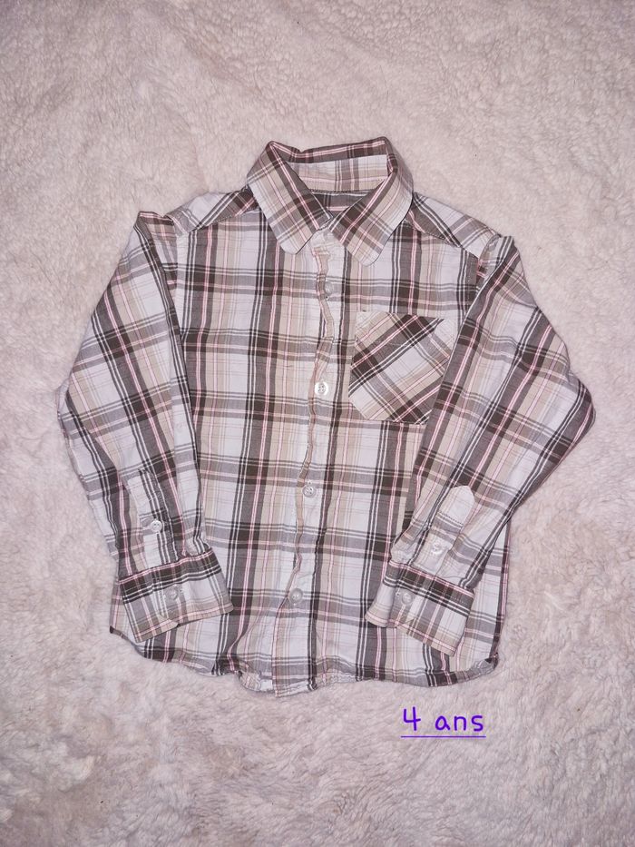Chemise garçon 4 ans