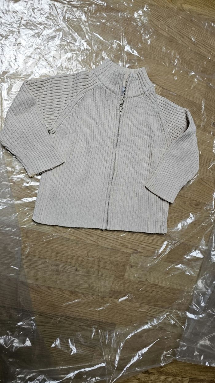 Gilet côtelé beige Best Way 3 ans - photo numéro 3