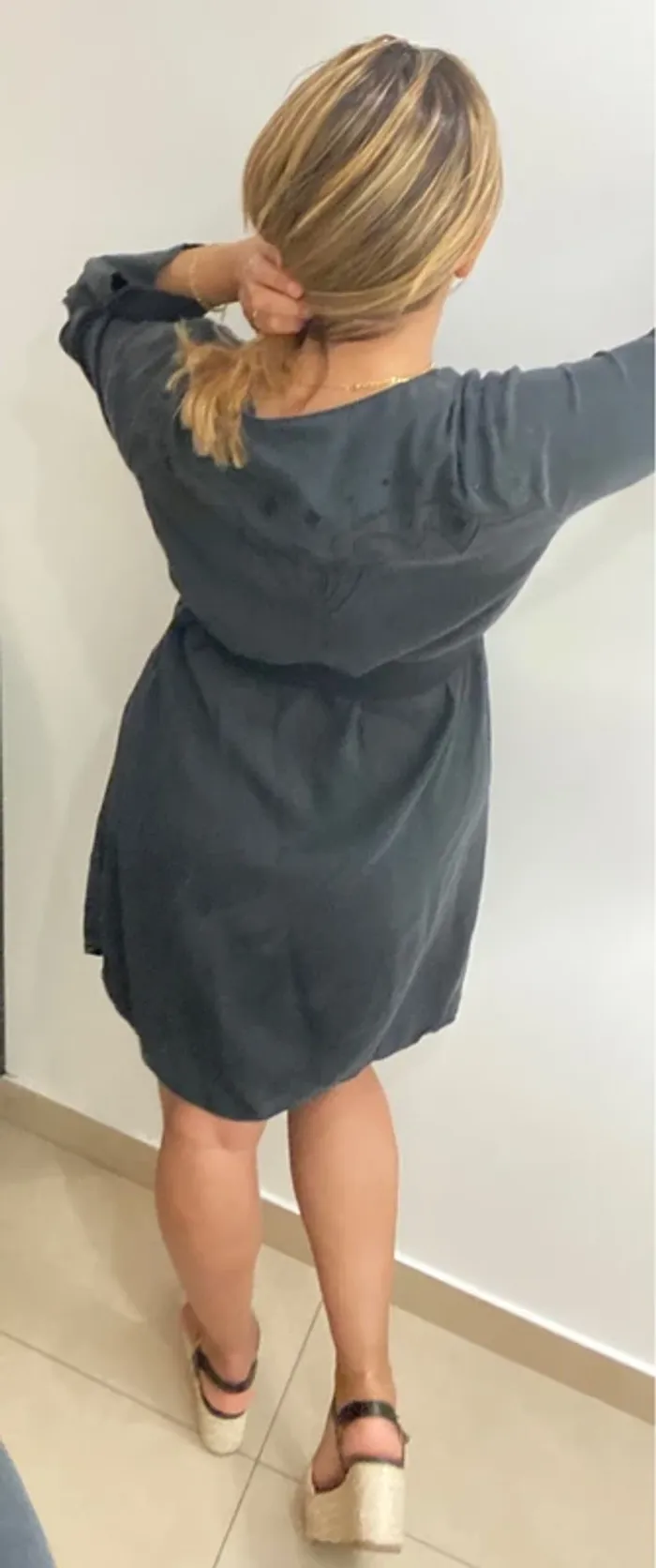 Robe droite brodée - photo numéro 11