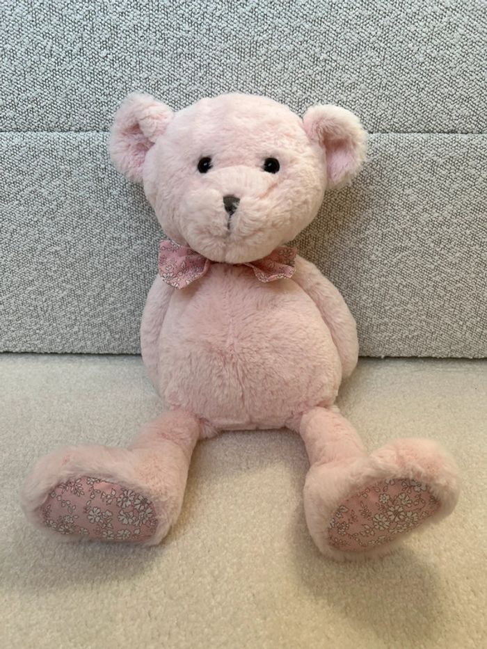Peluche ours rose Atmosphera