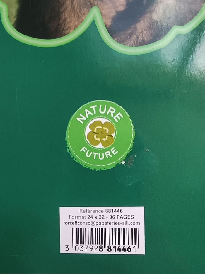cahier Nature Future 24 x 32 96 pages NEUF - photo numéro 5