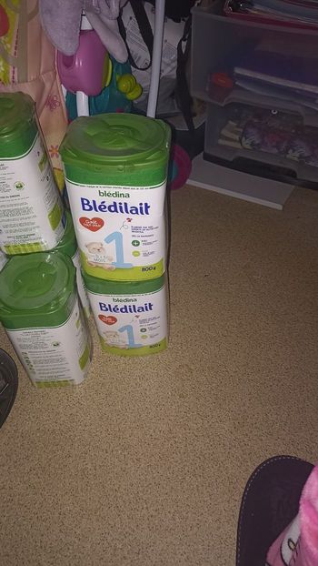 2 boîtes Lait bébé 1 er age 