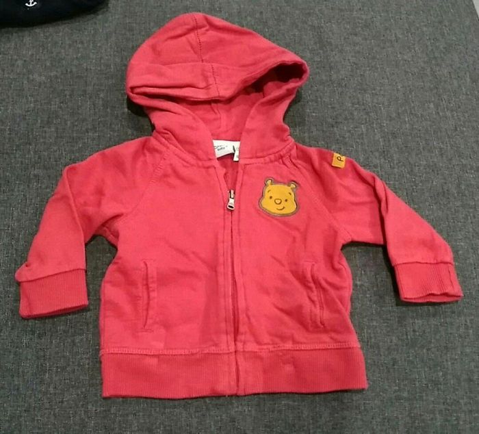 Gilet sweat zippé à capuche - 6 mois