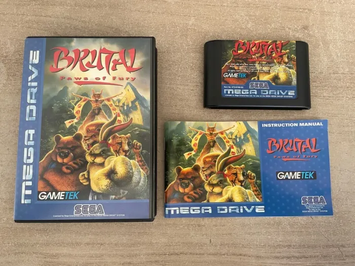 Jeu sega megadrive brutal complet France - photo numéro 2