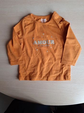Tee-shirt manches longues Kiabi 3 mois