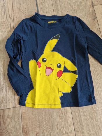 Tee shirt manche longue pokemon 5 ans
