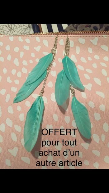 Boucles d’oreille plume