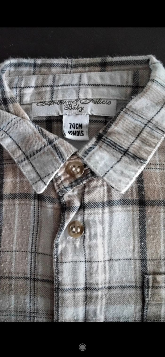 Salopette et chemise - photo numéro 4