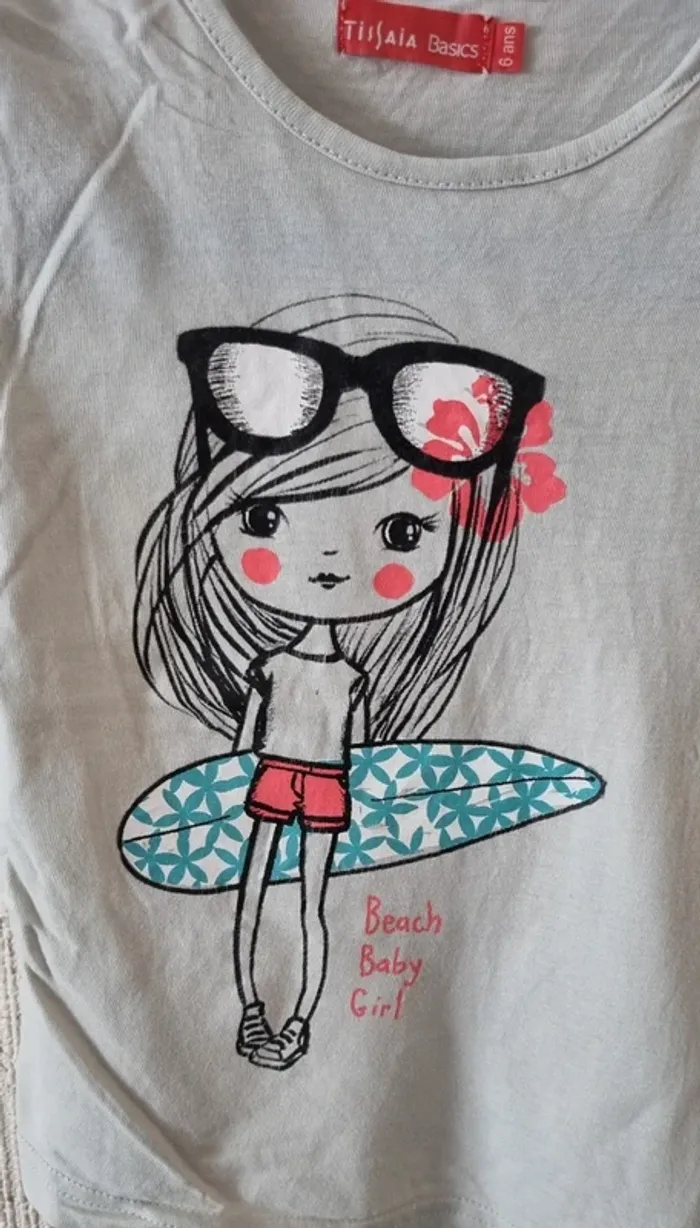 Tee shirt taille 6 ans tissaia - photo numéro 3