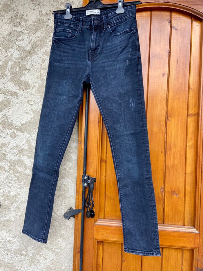 Jean noir homme Pull & Bear - photo numéro 2
