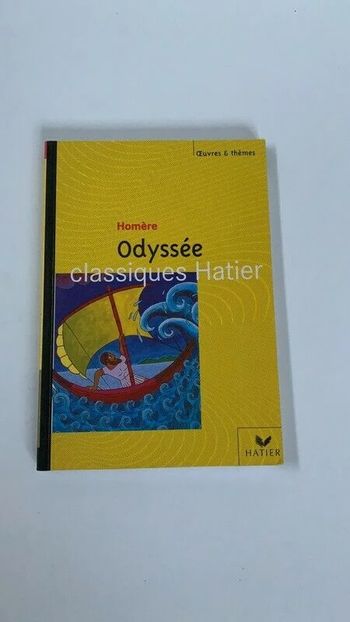 Livre Homère l'Odyssée Classiques Hatier