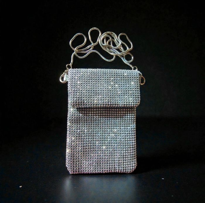 Pochette Strass et argent - photo numéro 2