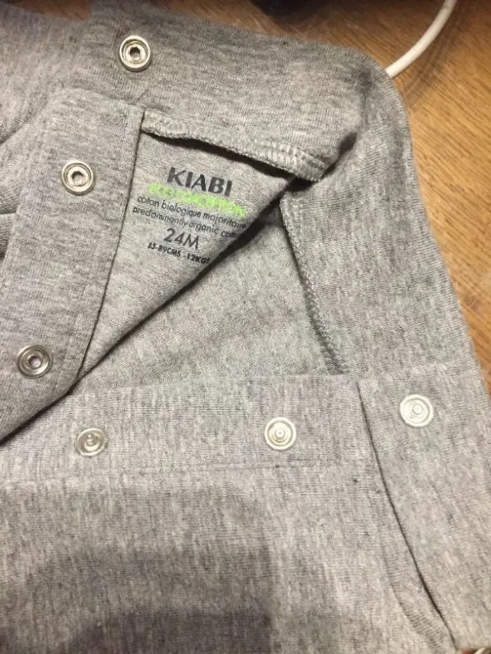 Pull gris Kiabi 24M - photo numéro 5