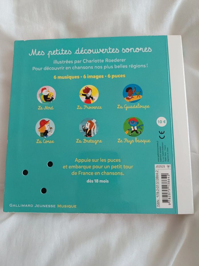 Livre sonore neuf je chante mes regions - photo numéro 2