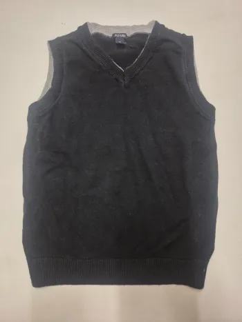 Pull col V sans manche