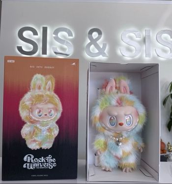 Pop Mart Labubu The Monsters Big into Energy Series Rock The Universe Vinyl Plush Doll