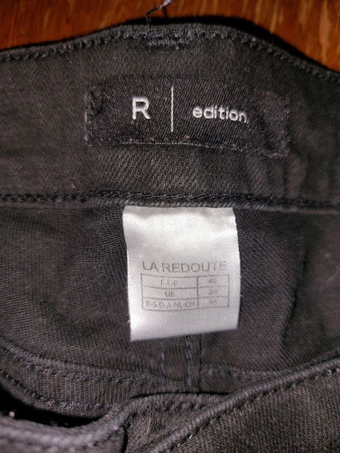 Jean droit noir - photo numéro 2