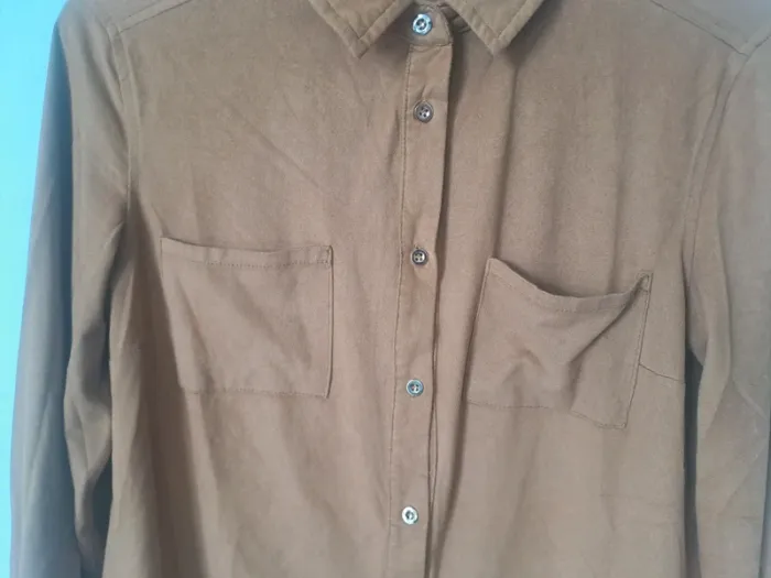 Chemise Camel effet Daim MIM Taille 36 - photo numéro 5
