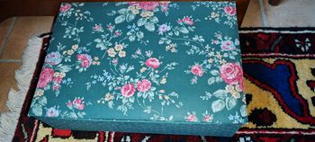 Boîte à couture ancienne