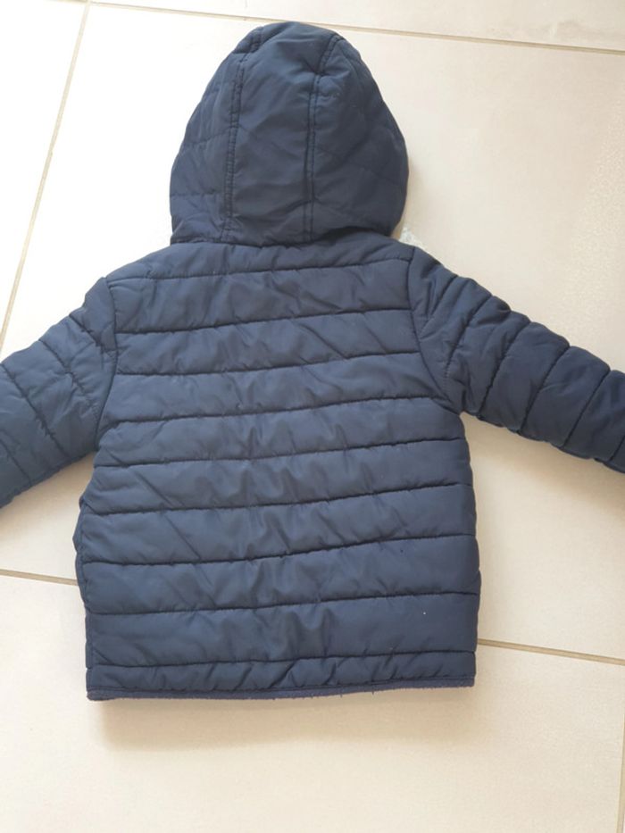 1 doudoune blouson kiabi bleu 5 ans 108-113 cm - photo numéro 5