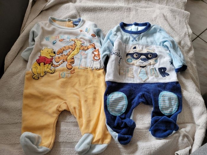 Lot de 6 pyjamas garçon 1 mois - photo numéro 2