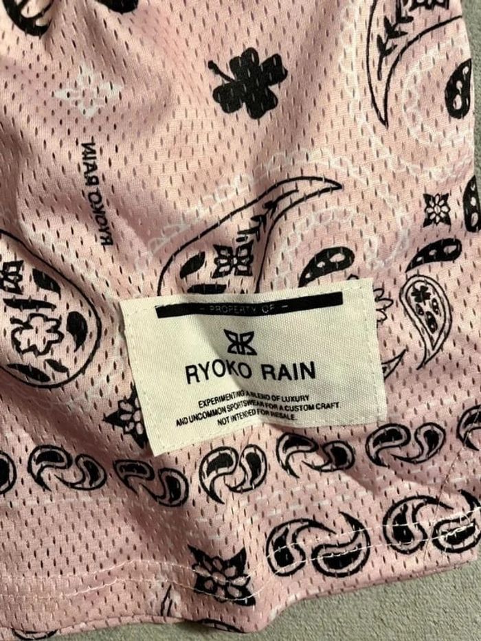 Short en mesh motif bandana rose Ryoko Rain California Style – Taille L - photo numéro 2