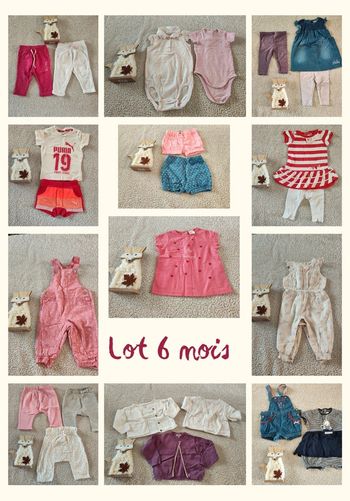 Lot 6 mois fille