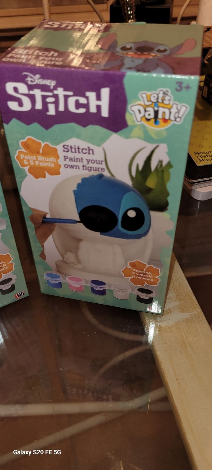 Figurines en plâtre à peindre Stich Angel Disney - photo numéro 3