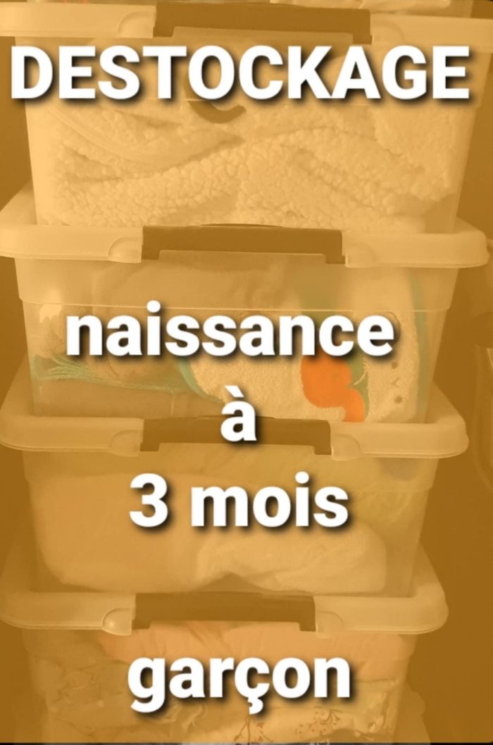 Lot de vêtements de la naissance à 3 mois
