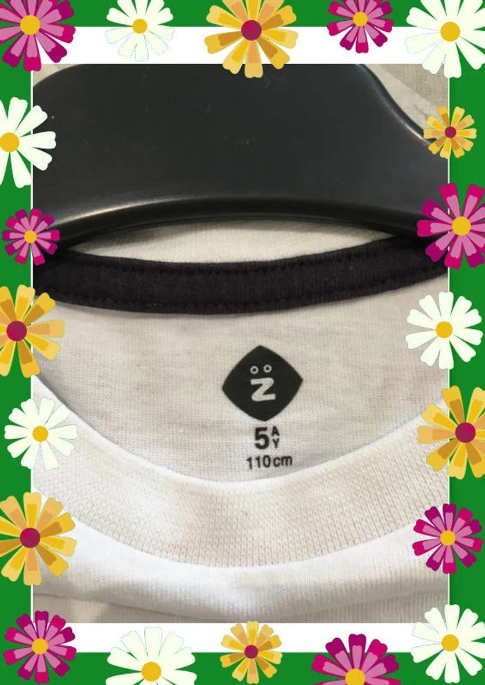 T-shirt blanc Z - photo numéro 3