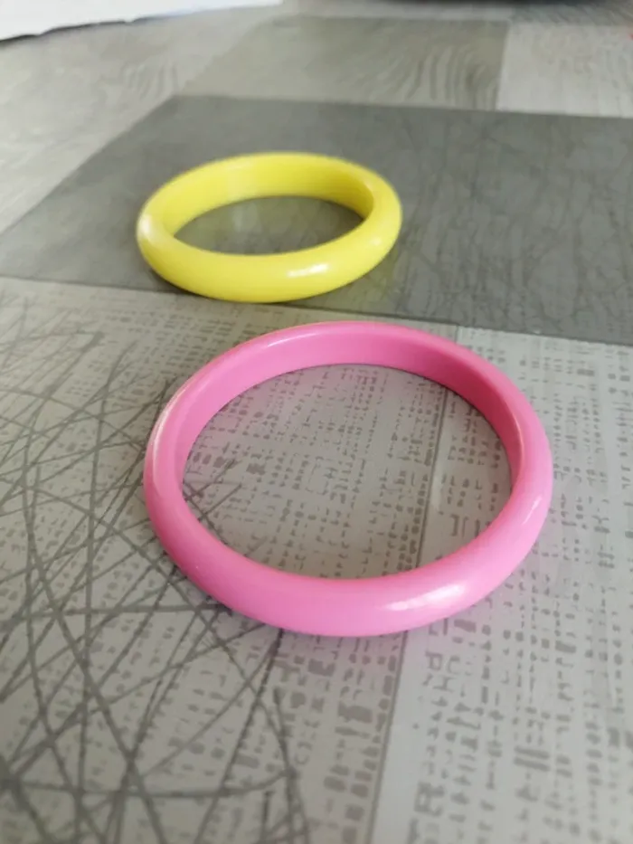 Lot de deux bracelets vintage années 80 - photo numéro 2