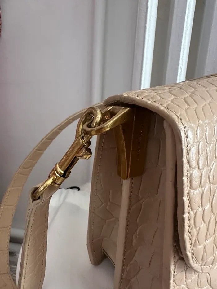 Sac à main Jodie la petite frenchie x Lancaster beige - photo numéro 5