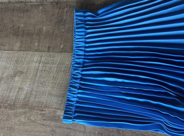 Jupe plissée bleu - photo numéro 2