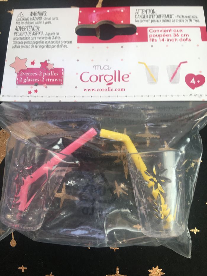 Deux verres et pailles ma corolle