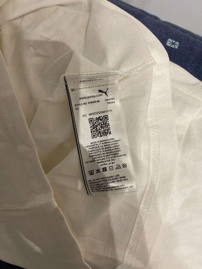 Tee short puma blanc - photo numéro 3