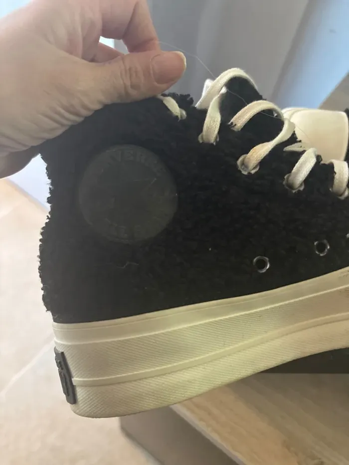 Converse plate-forme moumoute taille 37 - photo numéro 4