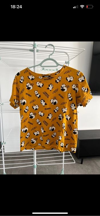 T-shirt imprimé panda
